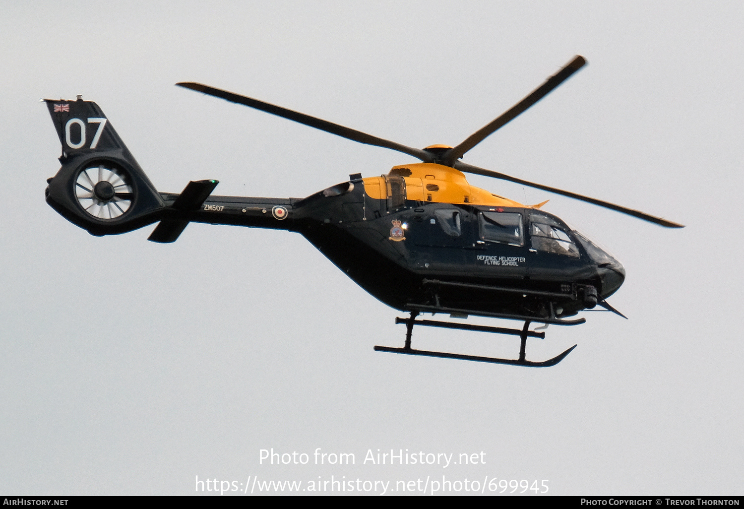 Aircraft Photo of ZM507 | Airbus Helicopters H-135 Juno HT1 (EC-135T-3H) | UK - Air Force | AirHistory.net #699945