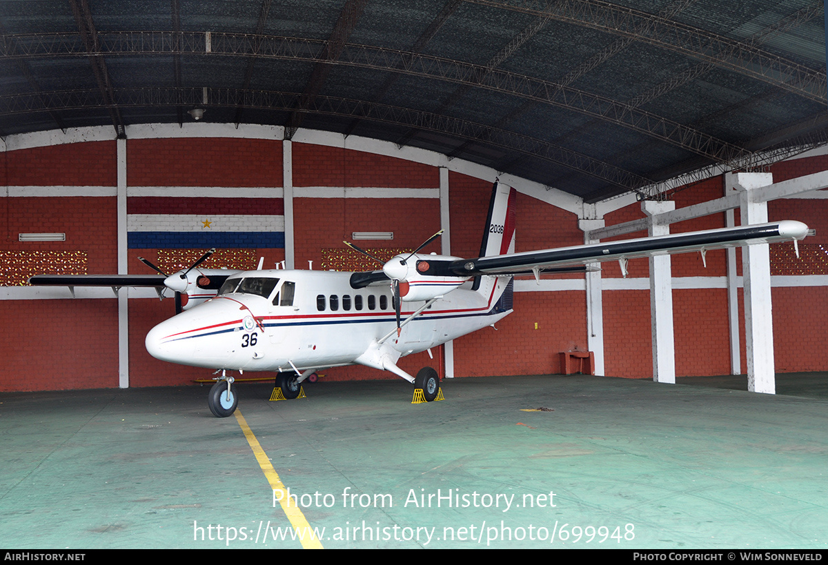 Aircraft Photo of 2036 | De Havilland Canada DHC-6-200 Twin Otter | Paraguay - Air Force | AirHistory.net #699948