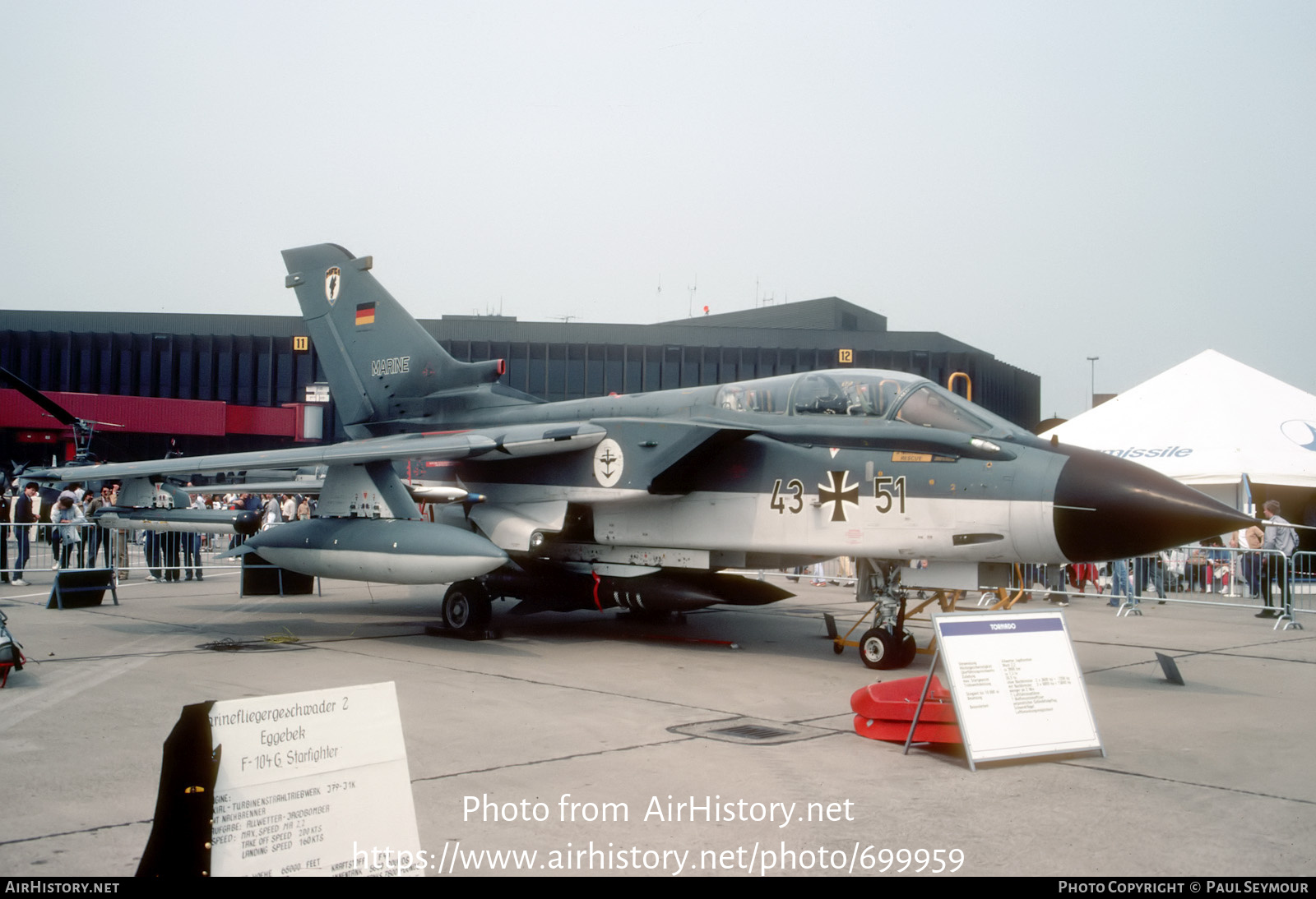 Aircraft Photo of 4351 | Panavia Tornado IDS(T) | Germany - Navy | AirHistory.net #699959