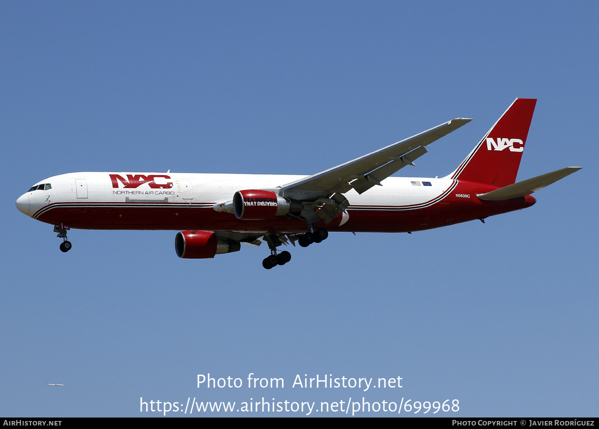 Aircraft Photo of N563NC | Boeing 767-3BG/ER(BCF) | Northern Air Cargo - NAC | AirHistory.net #699968