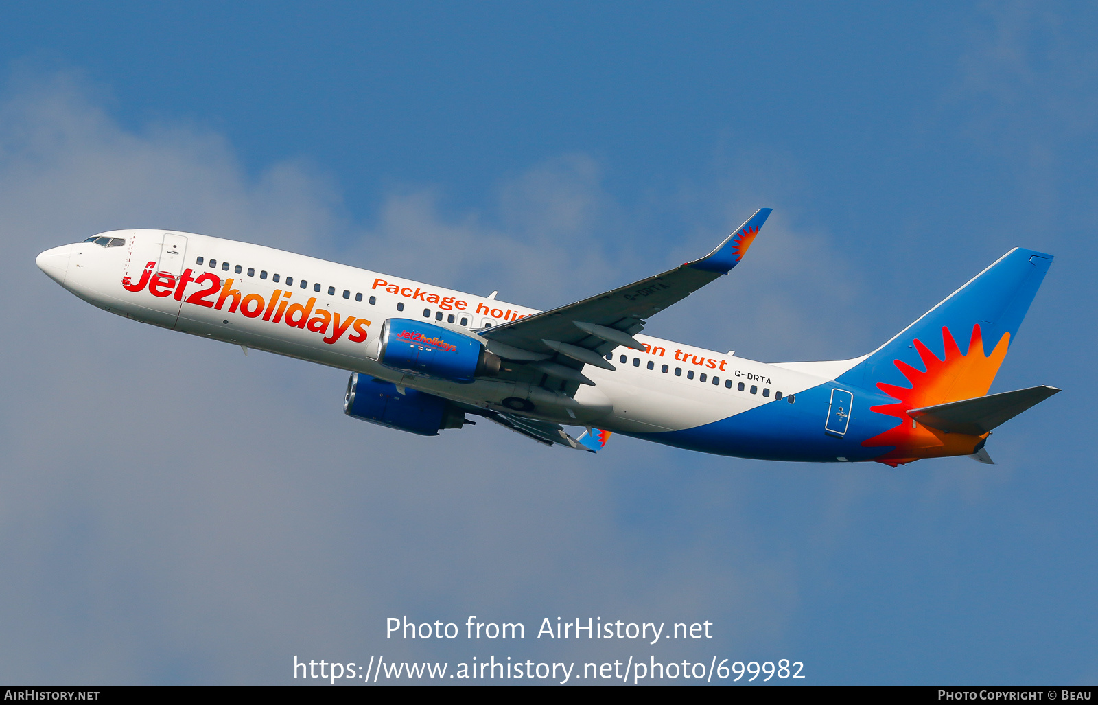 Aircraft Photo of G-DRTA | Boeing 737-85P | Jet2 Holidays | AirHistory.net #699982