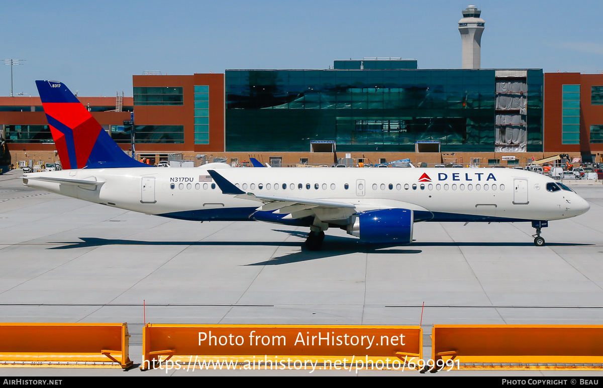 Aircraft Photo of N317DU | Airbus A220-300 (BD-500-1A11) | Delta Air Lines | AirHistory.net #699991