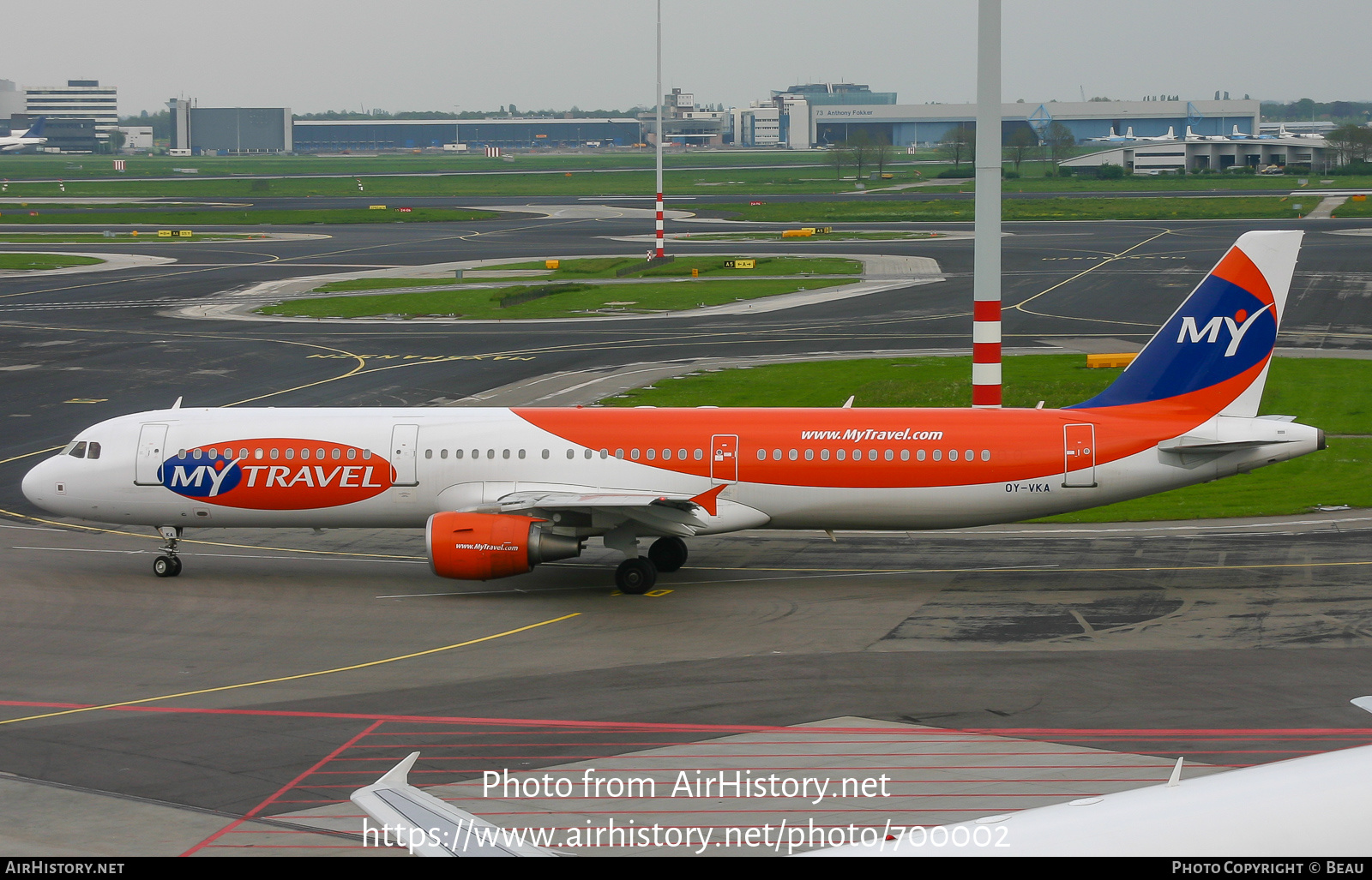 Aircraft Photo of OY-VKA | Airbus A321-211 | MyTravel Airways | AirHistory.net #700002