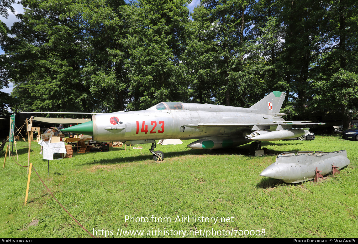 Aircraft Photo of 1423 | Mikoyan-Gurevich MiG-21R | Poland - Air Force | AirHistory.net #700008