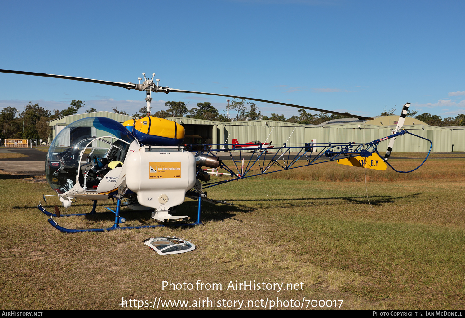 Aircraft Photo of VH-ELY | Bell 47G-4A Soloy | McDermott Aviation | AirHistory.net #700017