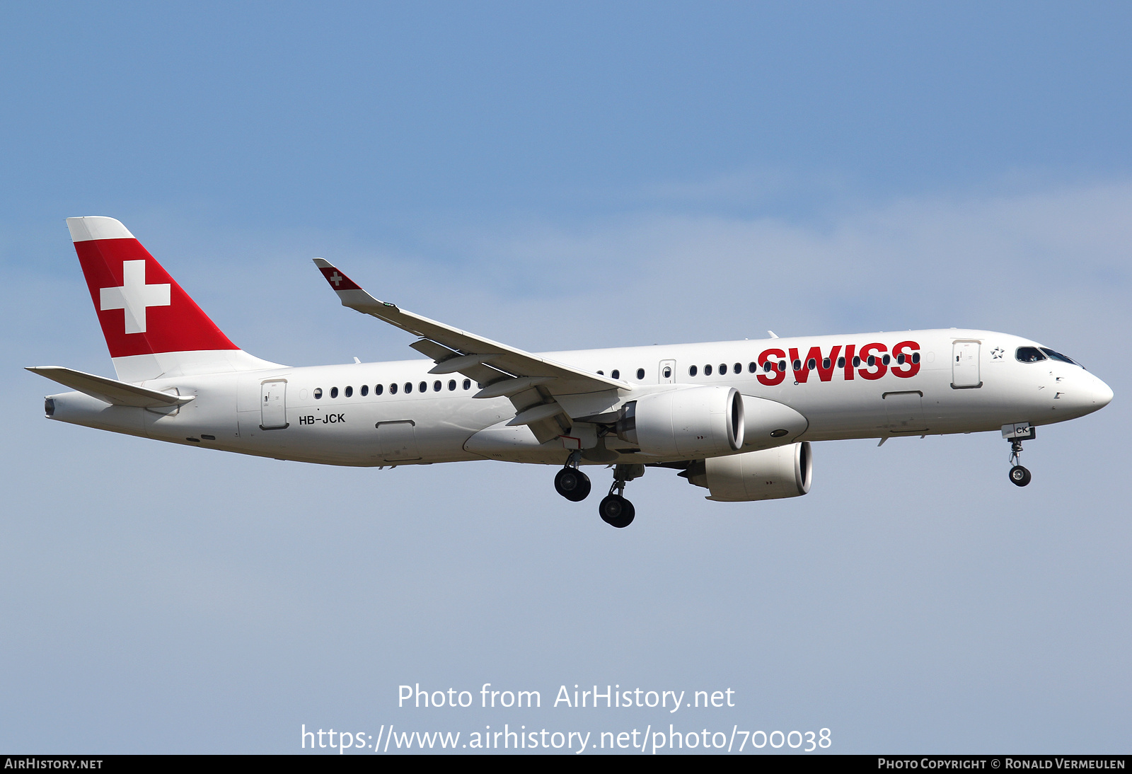 Aircraft Photo of HB-JCK | Bombardier CSeries CS300 (BD-500-1A11) | Swiss International Air Lines | AirHistory.net #700038