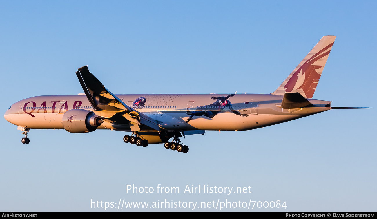 Aircraft Photo of A7-BEK | Boeing 777-300/ER | Qatar Airways | AirHistory.net #700084