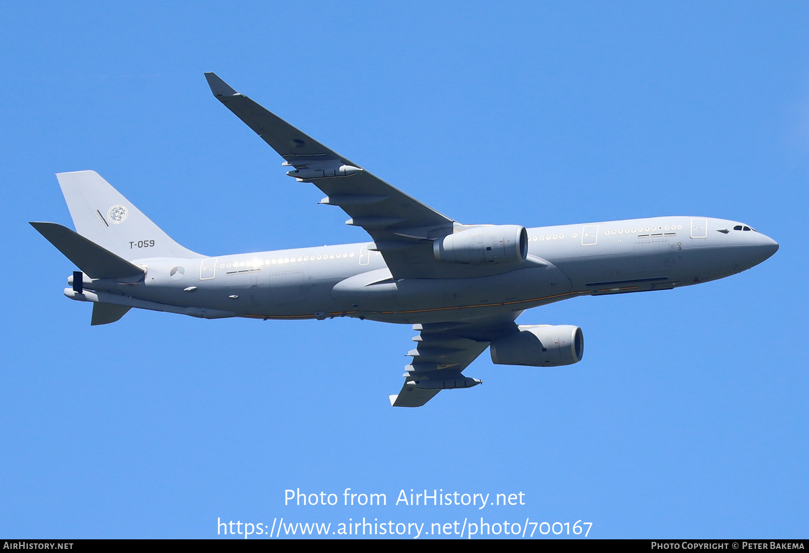 Aircraft Photo of T-059 | Airbus A330-243MRTT | Netherlands - Air Force | AirHistory.net #700167