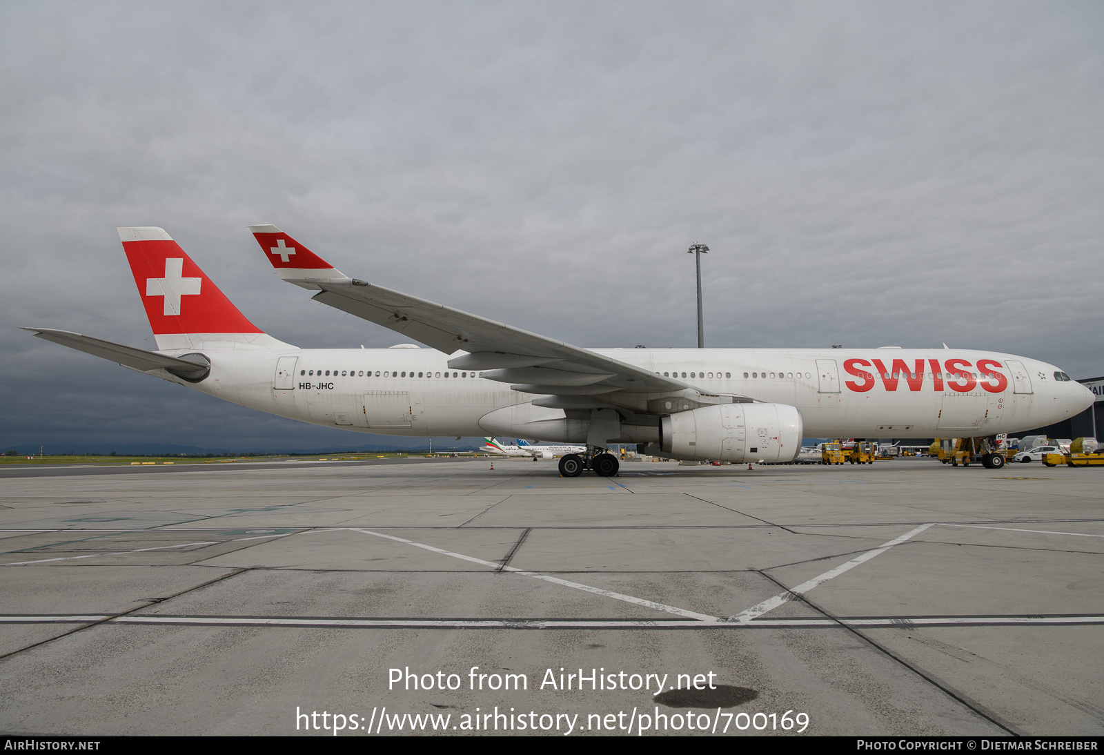 Aircraft Photo of HB-JHC | Airbus A330-343 | Swiss International Air Lines | AirHistory.net #700169