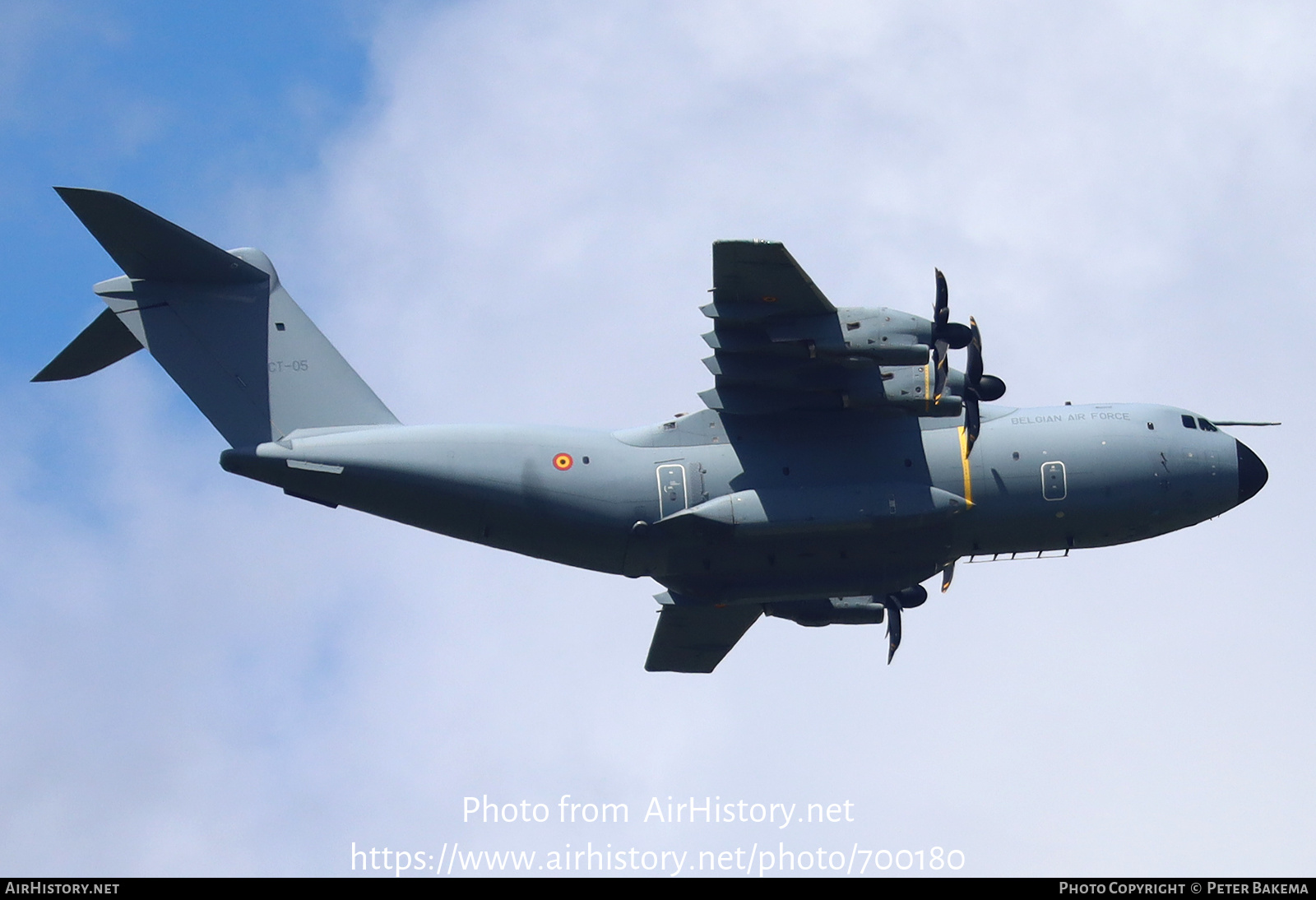 Aircraft Photo of CT-05 | Airbus A400M Atlas | Belgium - Air Force | AirHistory.net #700180