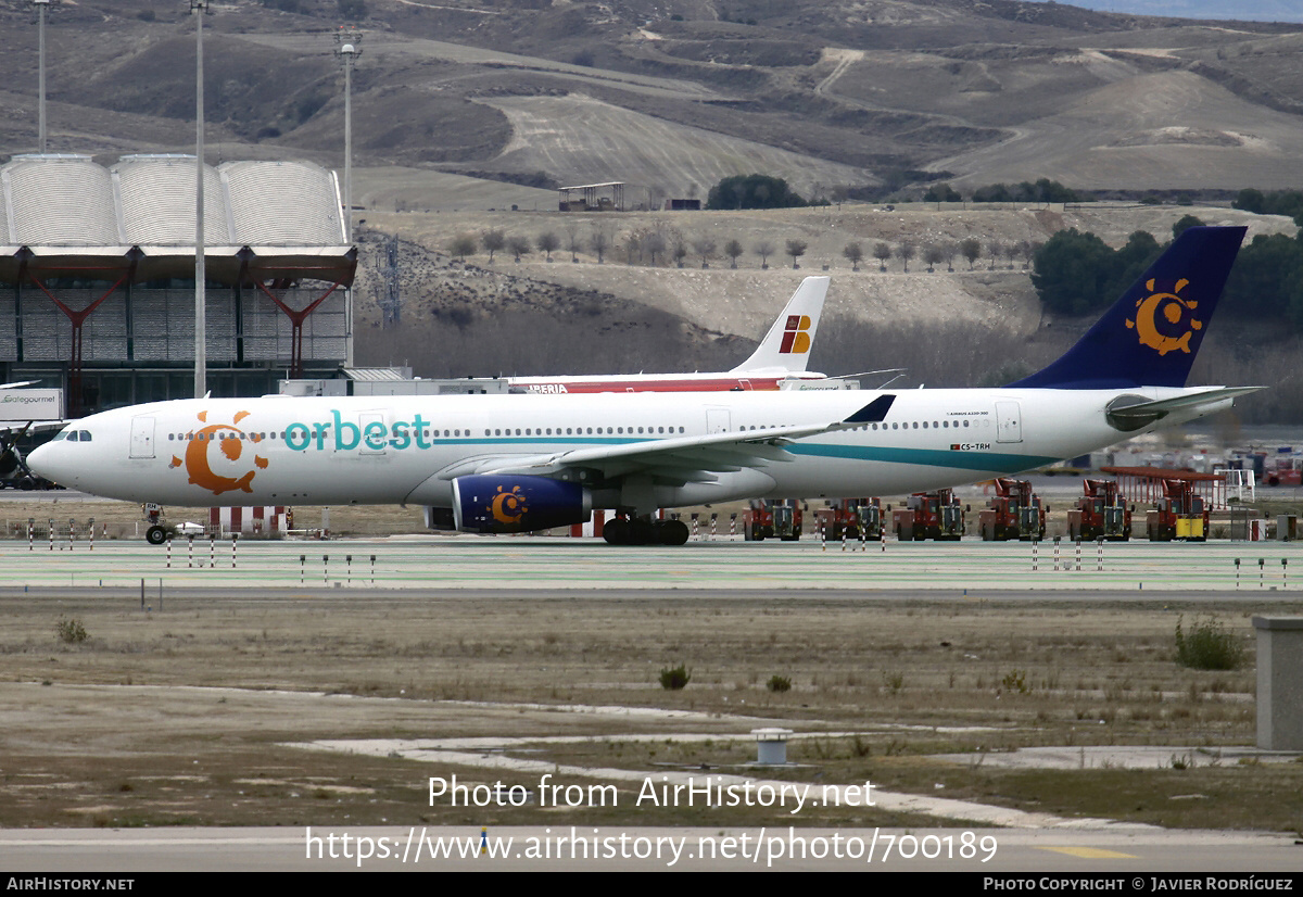 Aircraft Photo of CS-TRH | Airbus A330-343 | Orbest Orizonia Airlines | AirHistory.net #700189