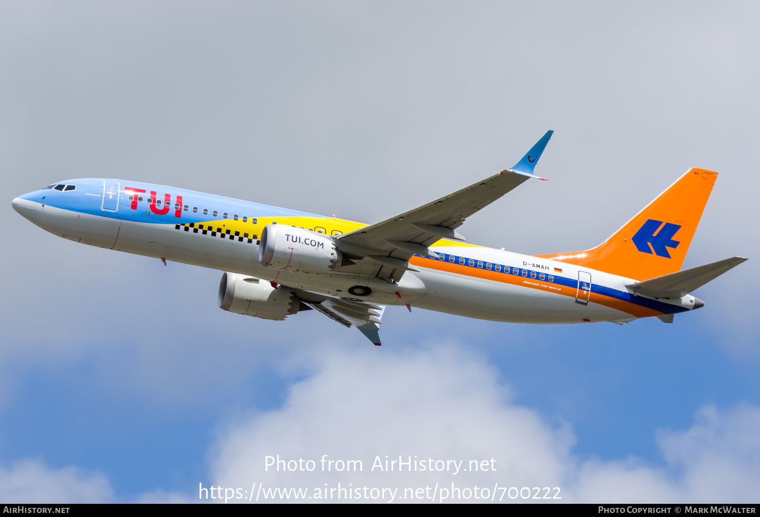 Aircraft Photo of D-AMAH | Boeing 737-8 Max 8 | TUI | Hapag-Lloyd | AirHistory.net #700222