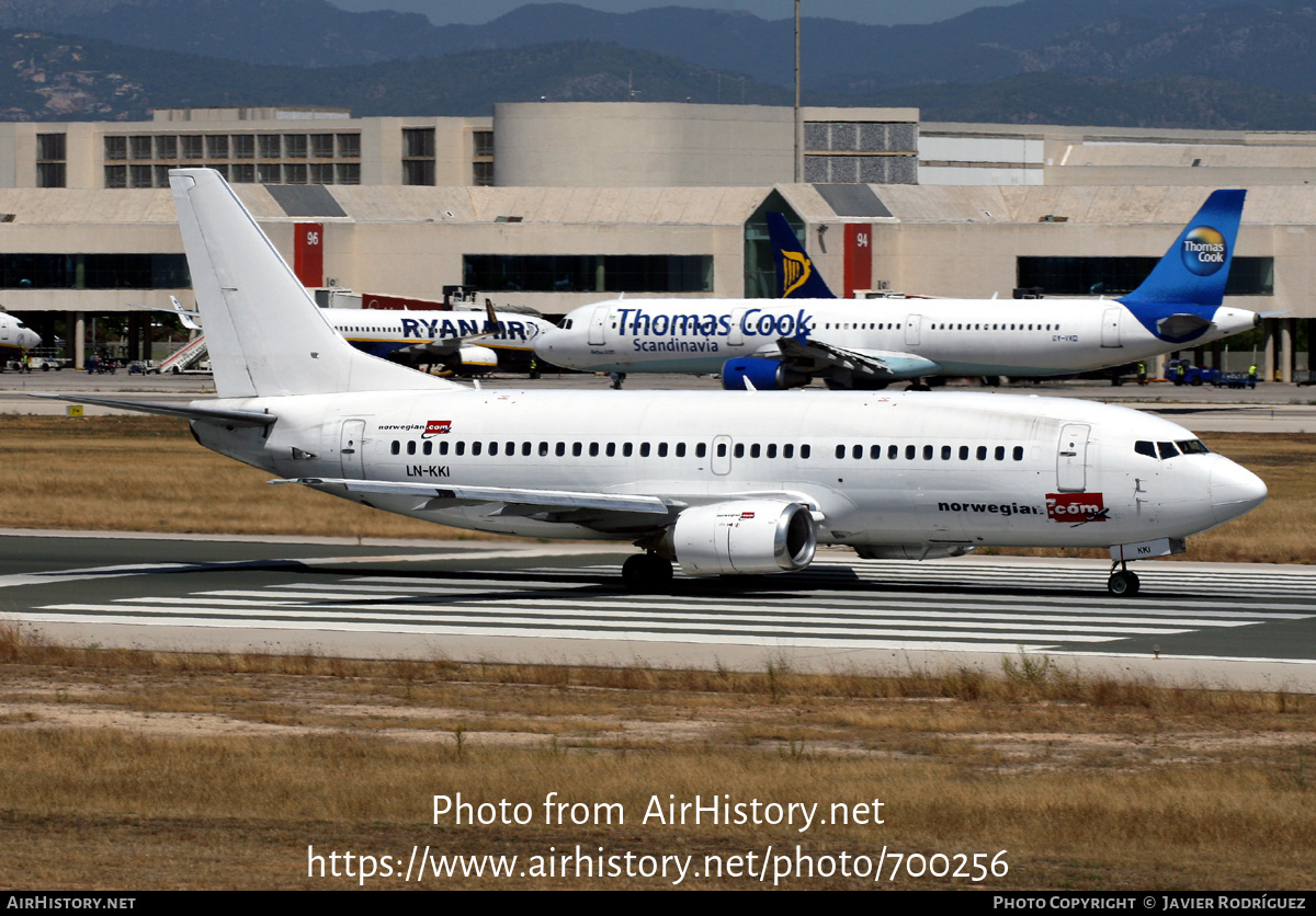 Aircraft Photo of LN-KKI | Boeing 737-3K2 | Norwegian | AirHistory.net #700256