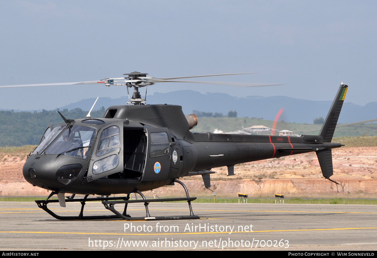 Aircraft Photo of EB-1012 | Helibras HA-1 Esquilo (AS-350L-1) | Brazil - Army | AirHistory.net #700263