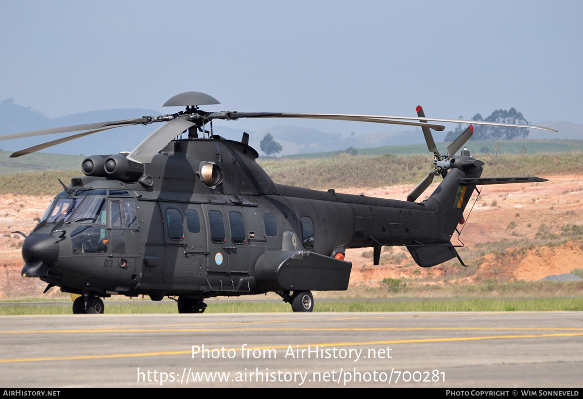 Aircraft Photo of EB-5003 | Eurocopter HM-4 Jaguar (EC-725BR) | Brazil - Army | AirHistory.net #700281