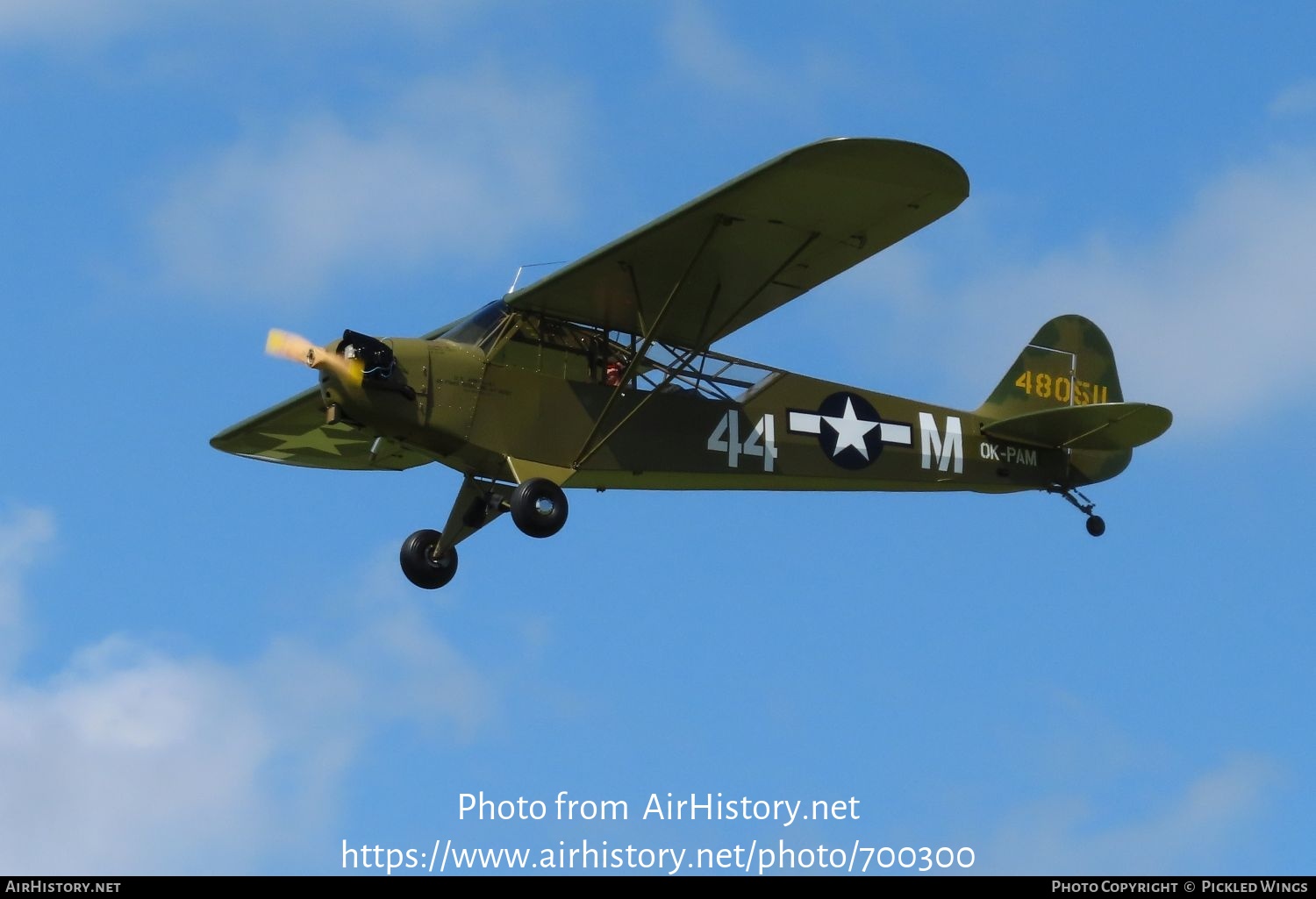 Aircraft Photo of OK-PAM | Piper L-4A Grasshopper | AirHistory.net #700300