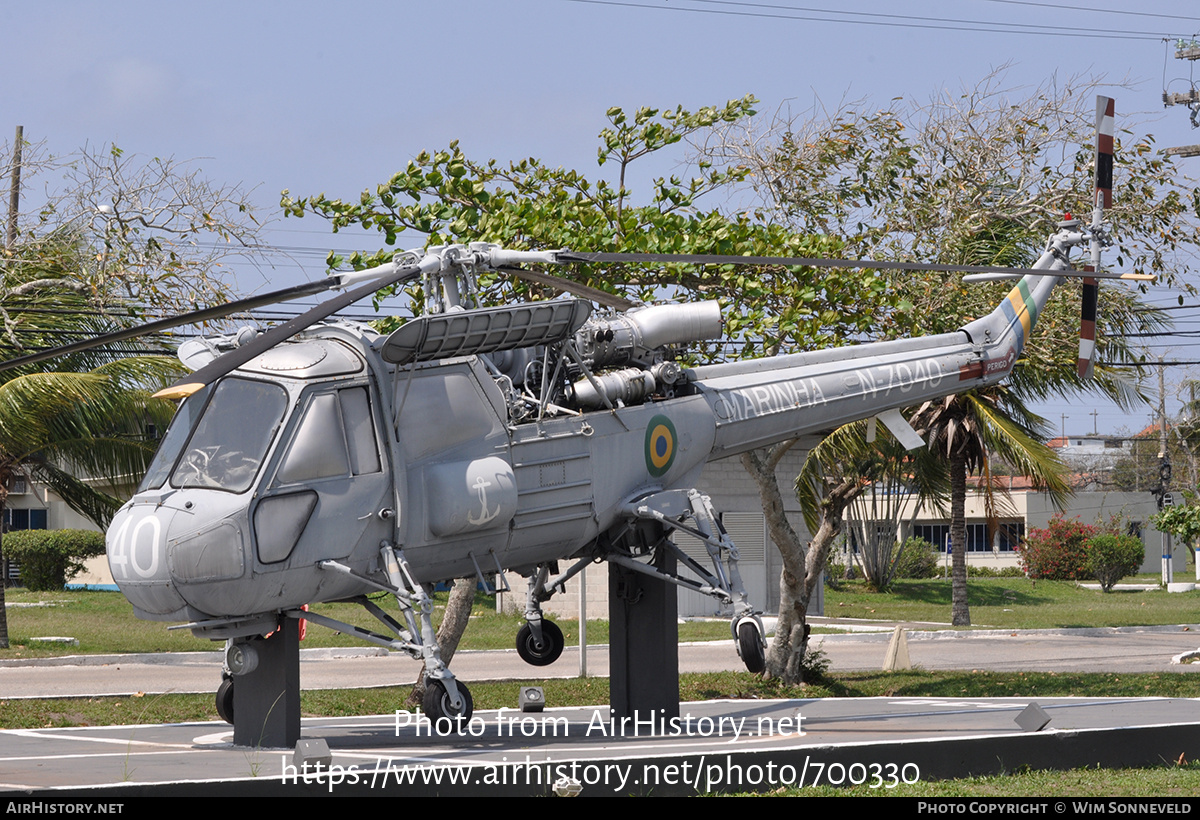 Aircraft Photo of N-7040 | Westland UH-2A (Wasp HAS1) | Brazil - Navy | AirHistory.net #700330