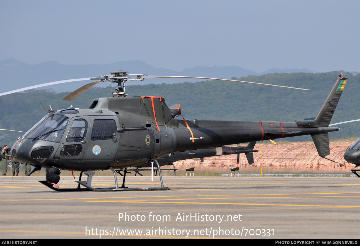 Aircraft Photo of EB-1026 | Helibras HA-1 Esquilo (AS-550A-2) | Brazil - Army | AirHistory.net #700331