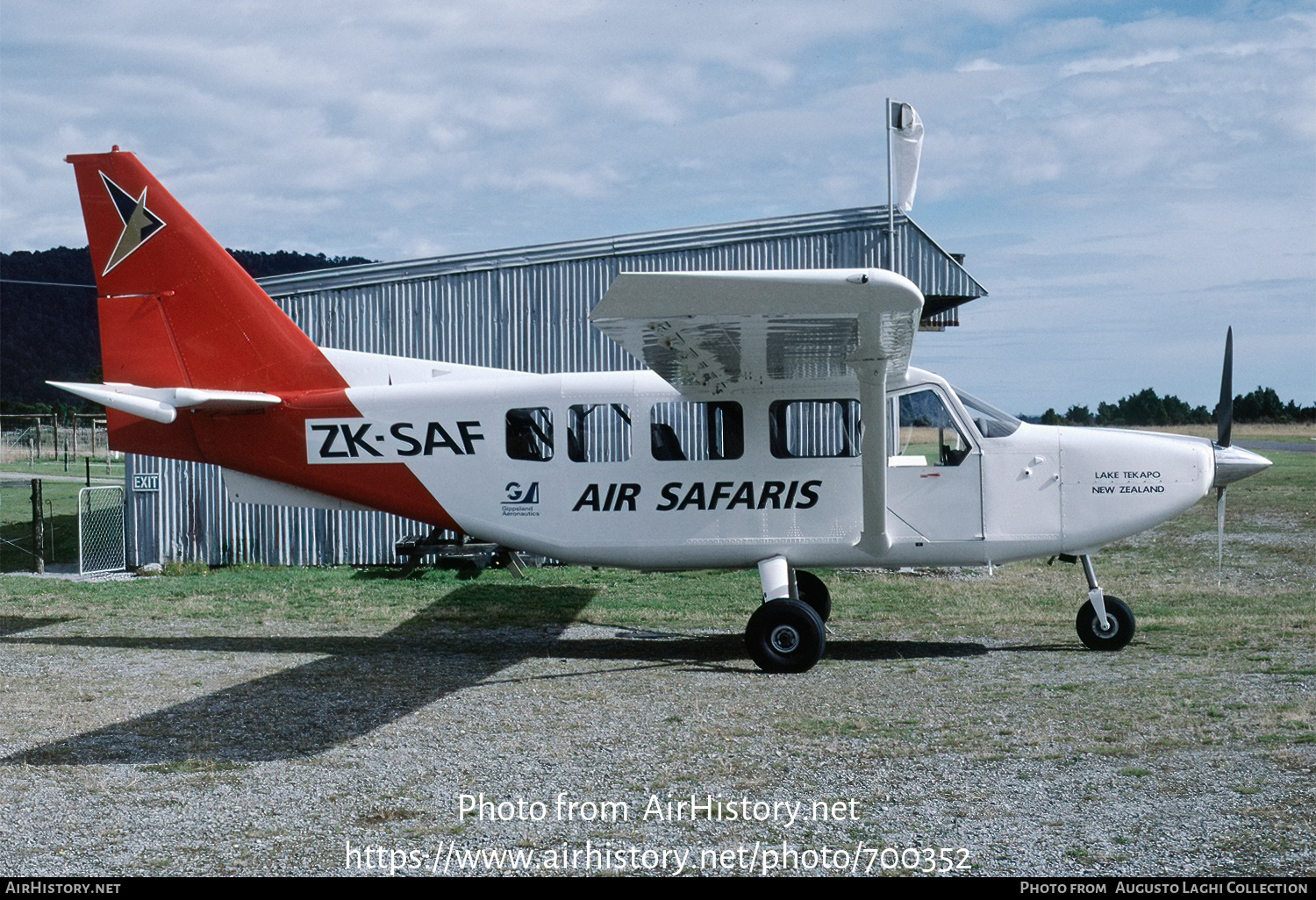 Aircraft Photo of ZK-SAF | Gippsland GA8 Airvan | Air Safaris | AirHistory.net #700352