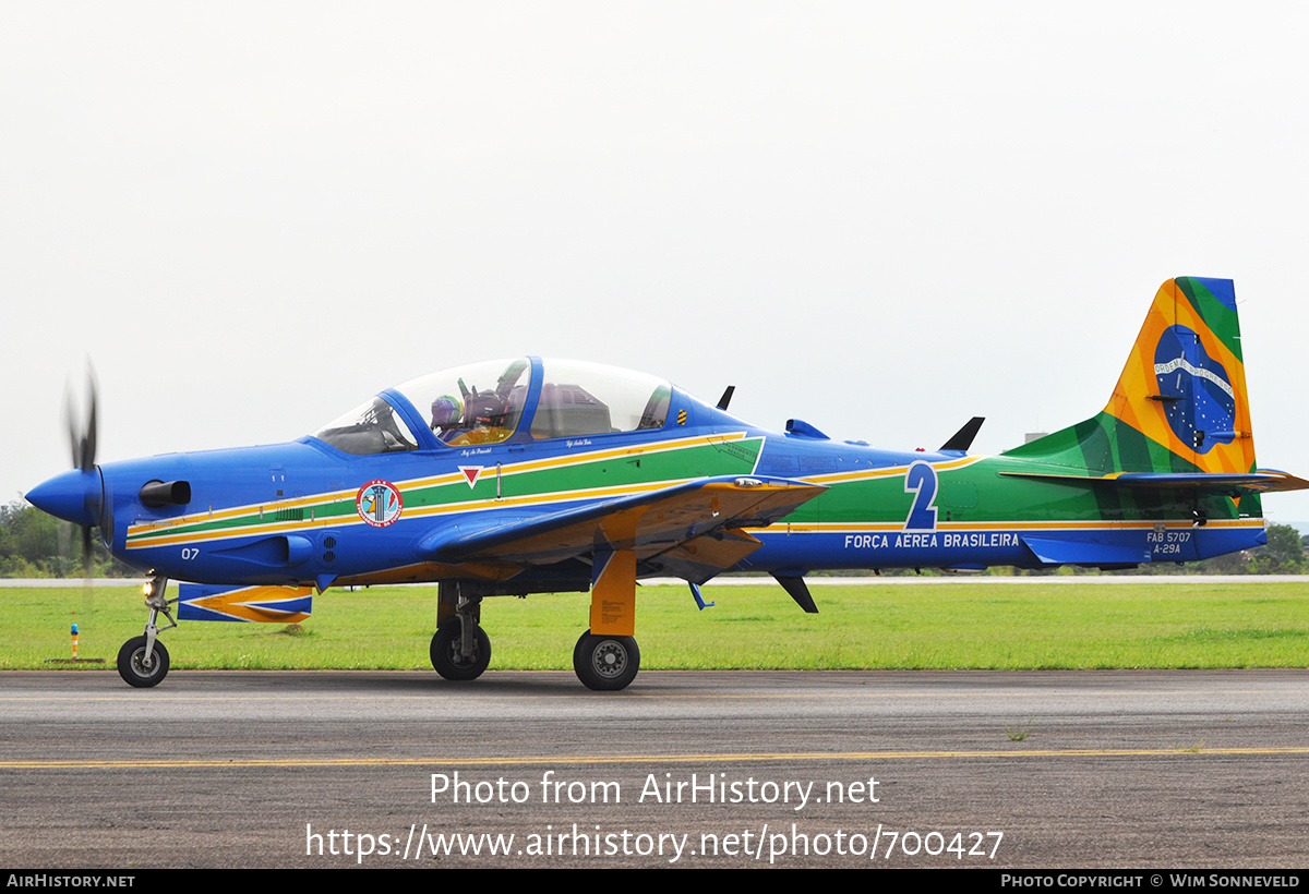 Aircraft Photo of 5707 | Embraer A-29A Super Tucano | Brazil - Air Force | AirHistory.net #700427