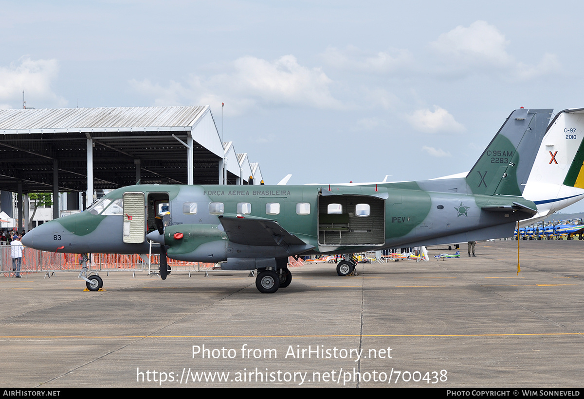 Aircraft Photo of 2283 | Embraer C-95AM Bandeirante | Brazil - Air Force | AirHistory.net #700438