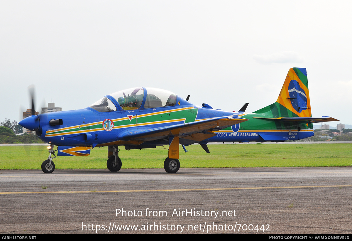 Aircraft Photo of 5712 | Embraer A-29A Super Tucano | Brazil - Air Force | AirHistory.net #700442