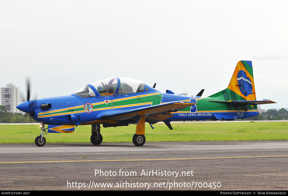 Aircraft Photo of 5717 | Embraer A-29A Super Tucano | Brazil - Air Force | AirHistory.net #700450