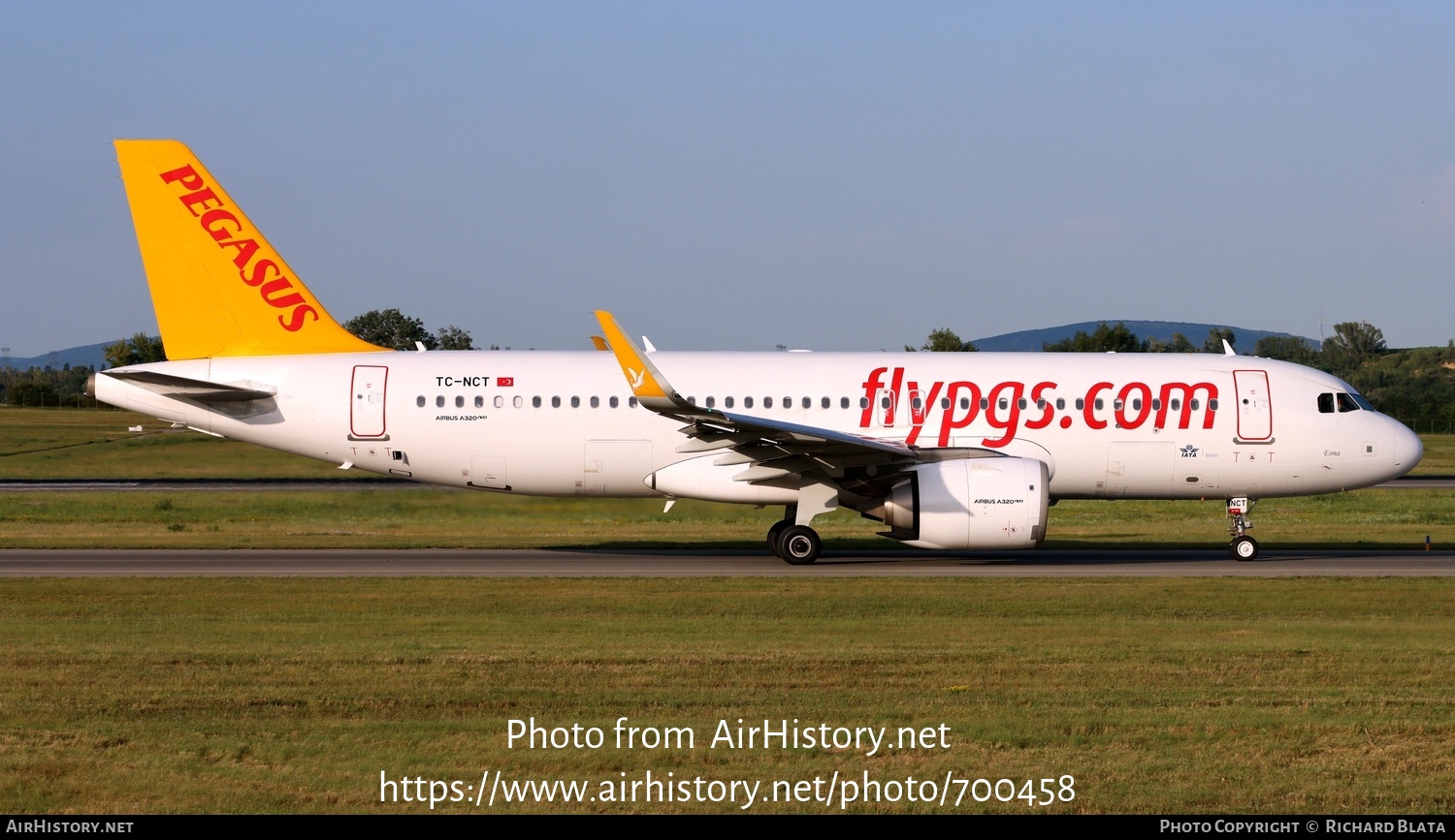 Aircraft Photo of TC-NCT | Airbus A320-251N | Pegasus Airlines | AirHistory.net #700458