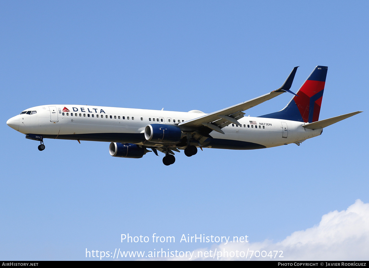 Aircraft Photo of N873DN | Boeing 737-900/ER | Delta Air Lines | AirHistory.net #700472