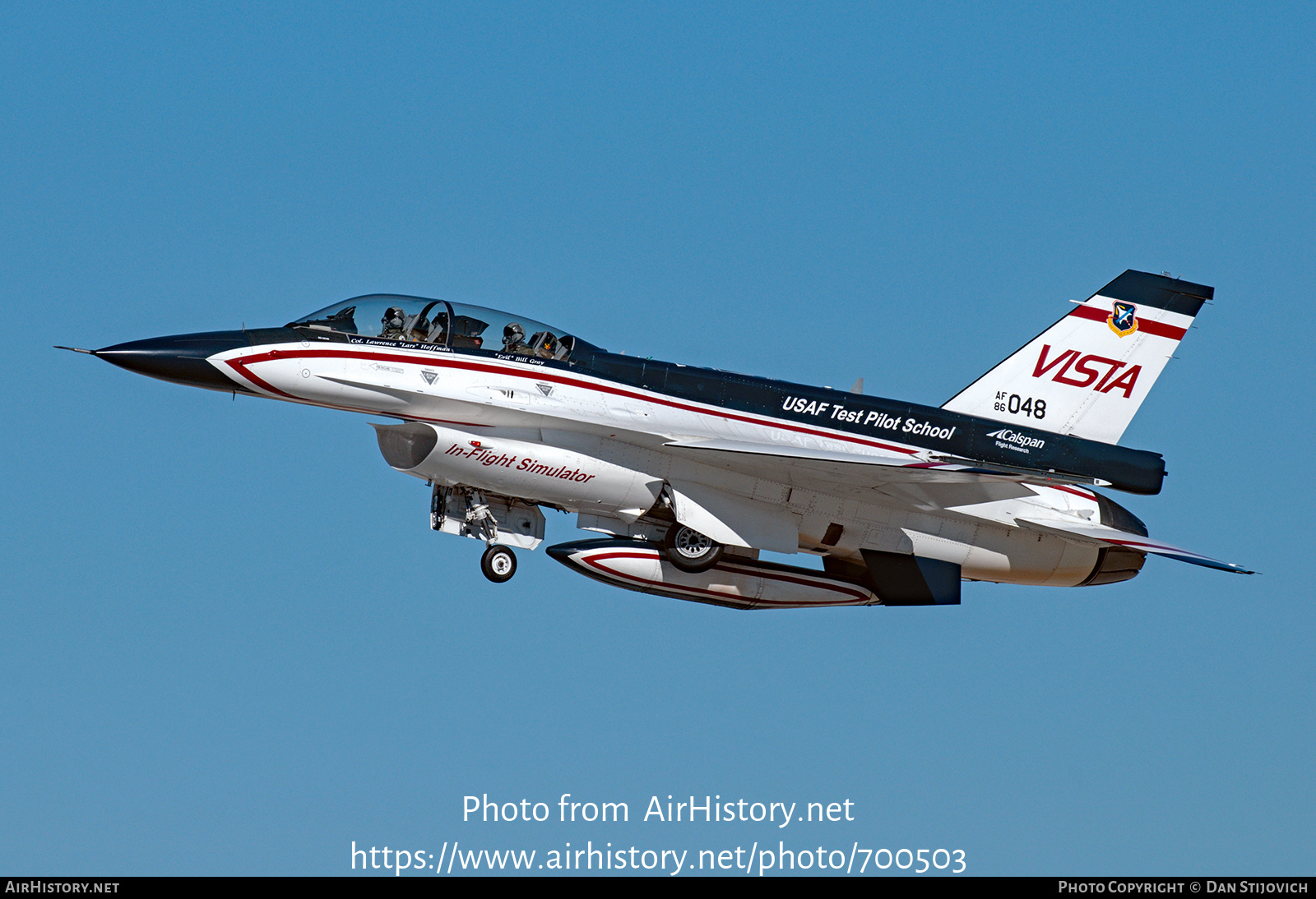 Aircraft Photo of 86-0048 / AF86-048 | General Dynamics NF-16D/VISTA Fighting Falcon | USA - Air Force | AirHistory.net #700503