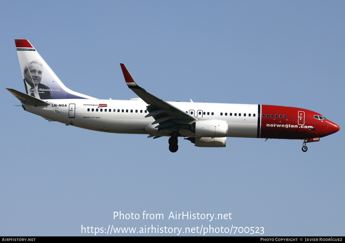 Aircraft Photo of LN-NGA | Boeing 737-8JP | Norwegian | AirHistory.net #700523