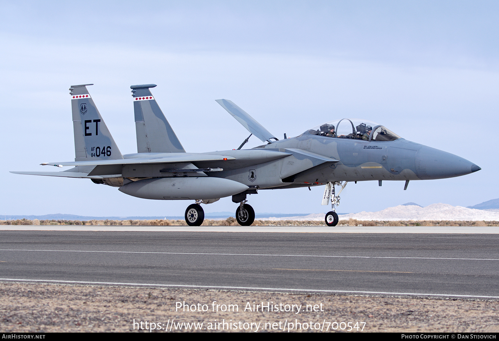 Aircraft Photo of 84-0046 / AF84-046 | McDonnell Douglas F-15D Eagle | USA - Air Force | AirHistory.net #700547