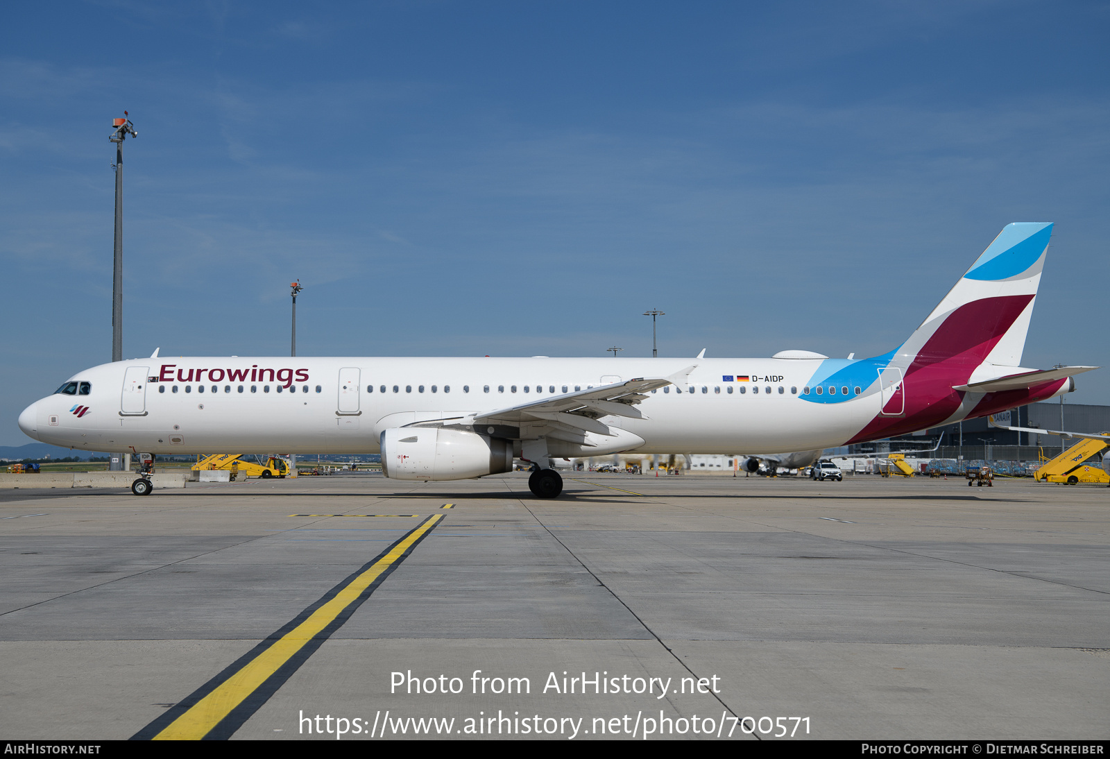 Aircraft Photo of D-AIDP | Airbus A321-231 | Eurowings | AirHistory.net #700571