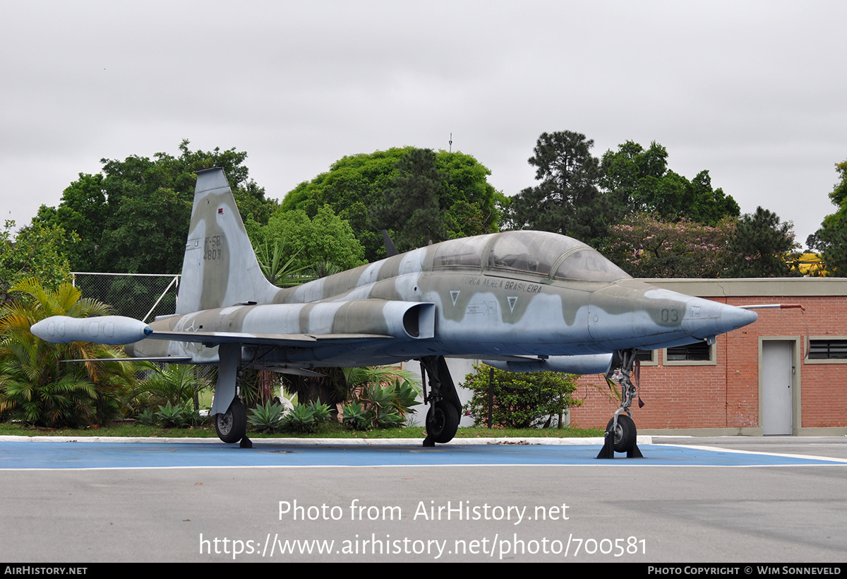 Aircraft Photo of 4803 | Northrop F-5B Freedom Fighter | Brazil - Air Force | AirHistory.net #700581