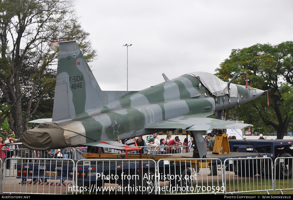 Aircraft Photo of 4846 | Northrop F-5EM Tiger II | Brazil - Air Force | AirHistory.net #700590