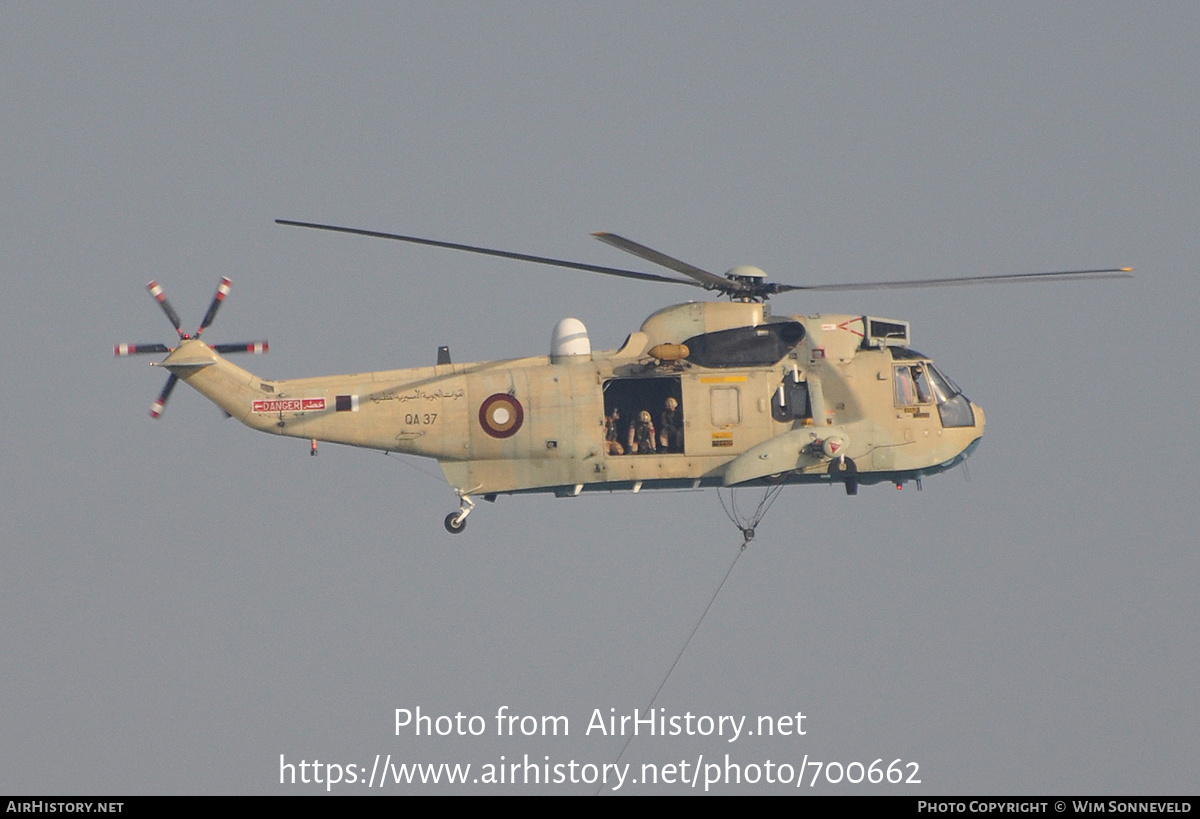 Aircraft Photo of QA37 | Westland WS-61 Commando Mk3 | Qatar - Air Force | AirHistory.net #700662