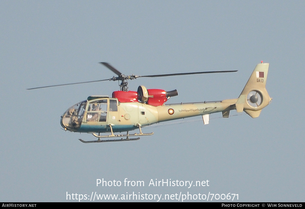 Aircraft Photo of QA13 | Aerospatiale SA-342L Gazelle | Qatar - Air Force | AirHistory.net #700671