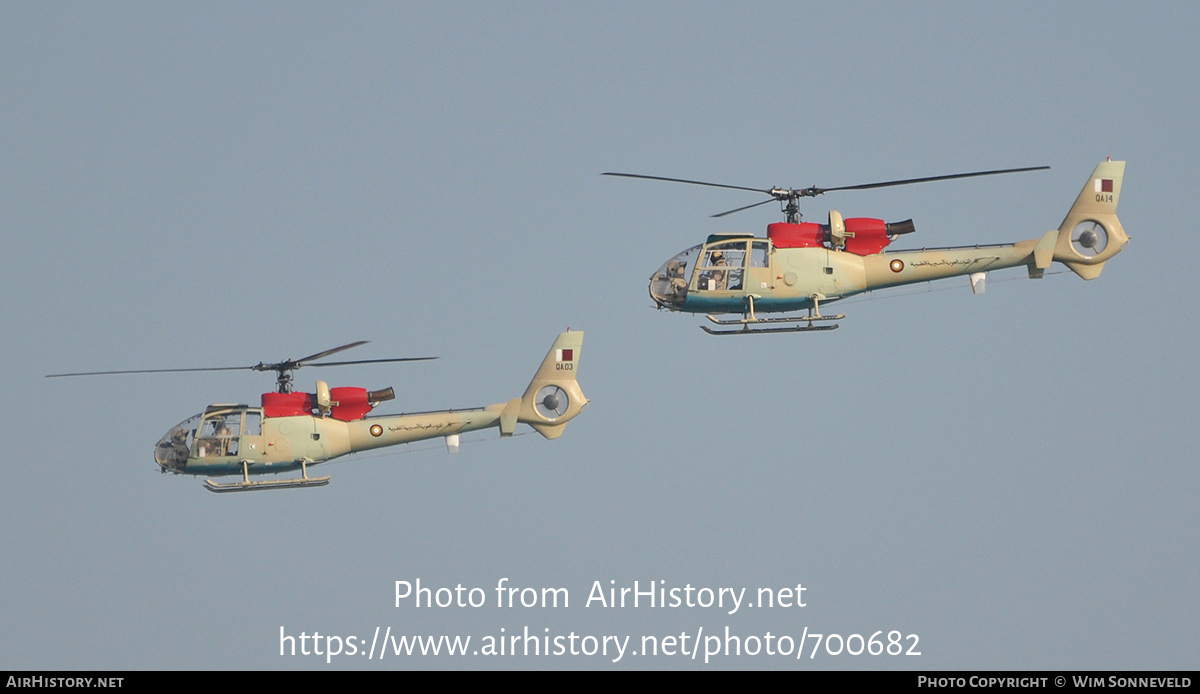 Aircraft Photo of QA03 | Aerospatiale SA-342L Gazelle | Qatar - Air Force | AirHistory.net #700682