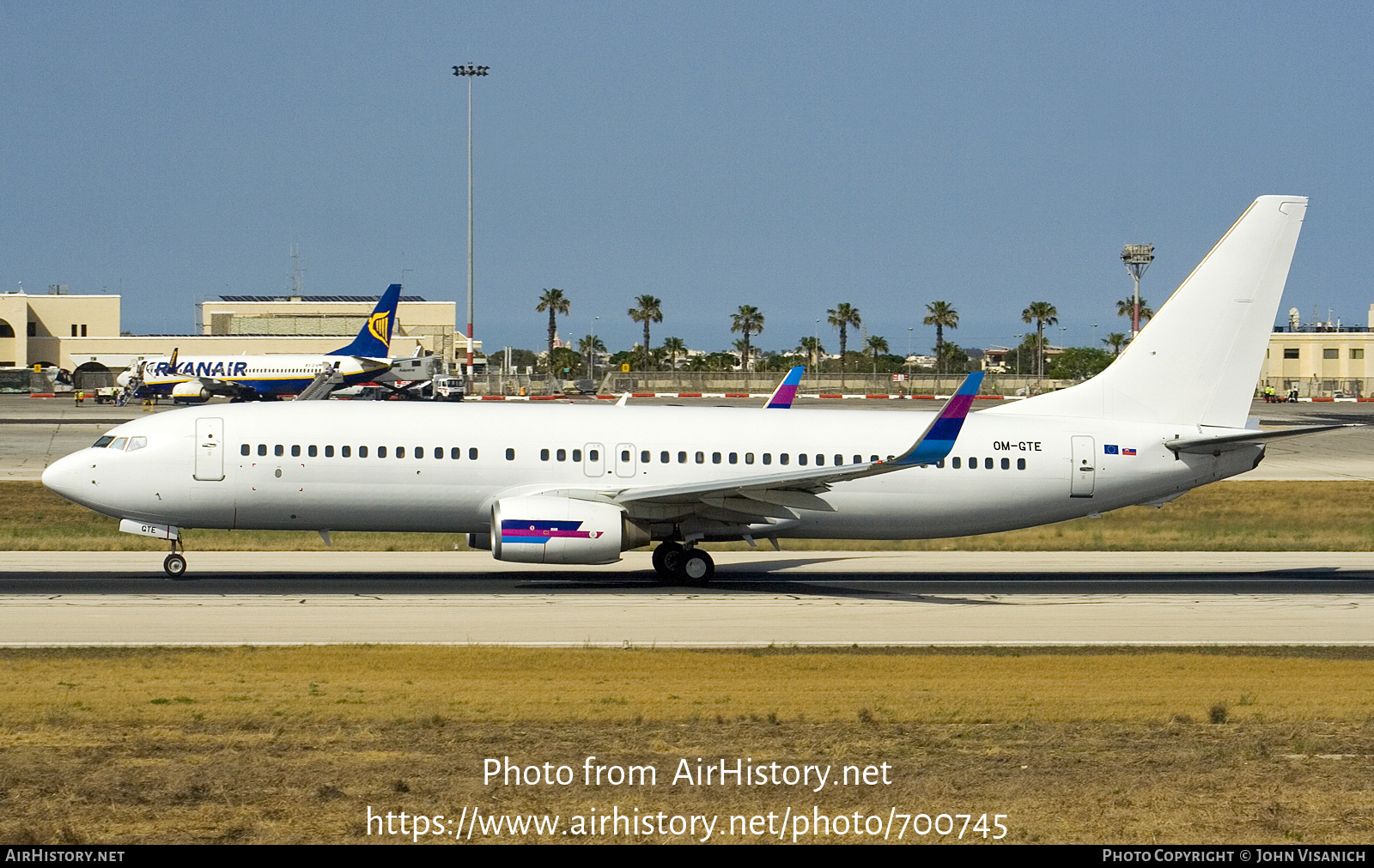 Aircraft Photo of OM-GTE | Boeing 737-8AS | Go2Sky Airline | AirHistory.net #700745