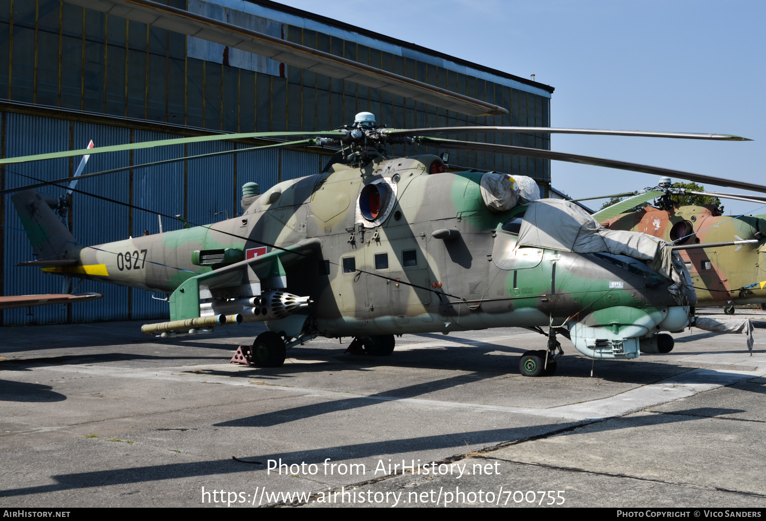 Aircraft Photo of 0927 | Mil Mi-24V | Slovakia - Air Force | AirHistory.net #700755