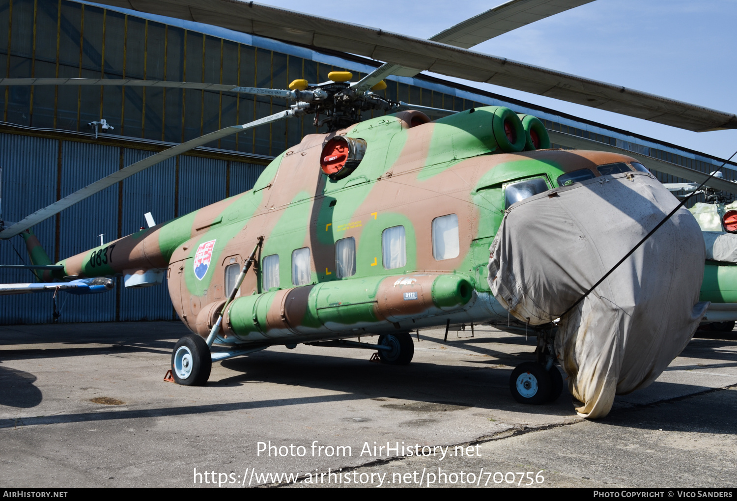 Aircraft Photo of 0837 | Mil Mi-8P | Slovakia - Air Force | AirHistory.net #700756