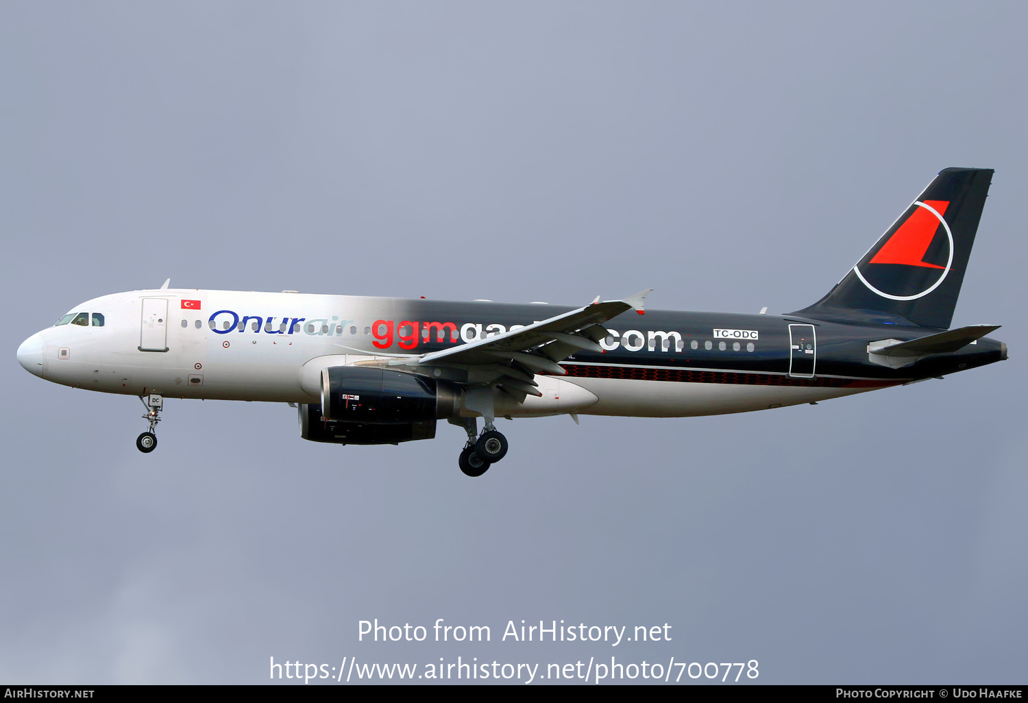 Aircraft Photo of TC-ODC | Airbus A320-233 | Onur Air | AirHistory.net #700778