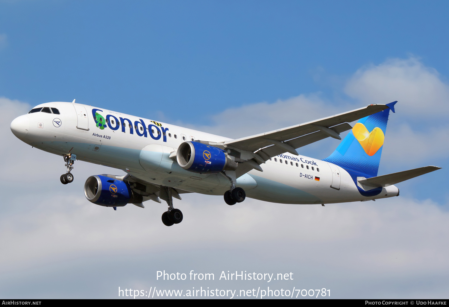 Aircraft Photo of D-AICH | Airbus A320-212 | Condor Flugdienst | AirHistory.net #700781