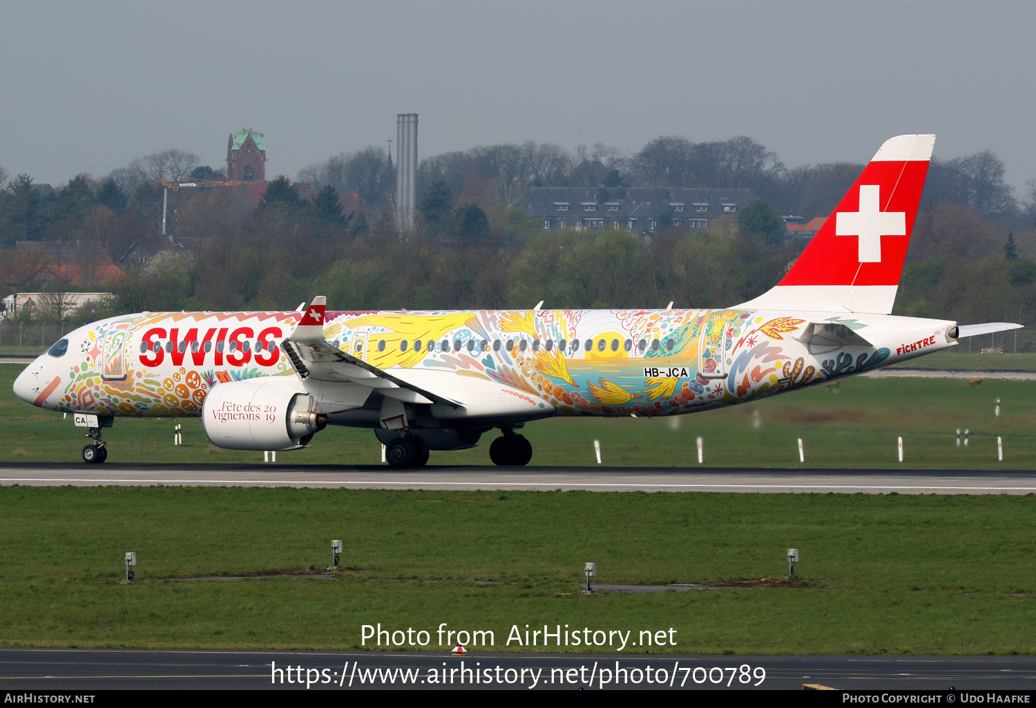 Aircraft Photo of HB-JCA | Bombardier CSeries CS300 (BD-500-1A11) | Swiss International Air Lines | AirHistory.net #700789