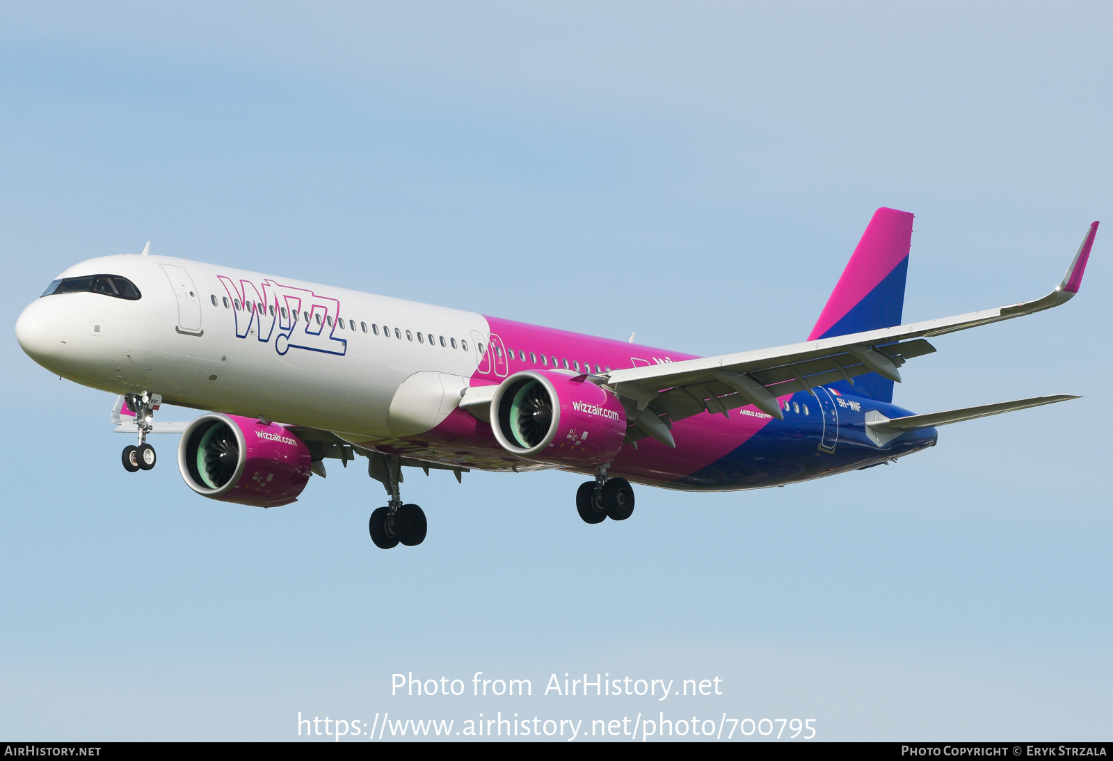 Aircraft Photo of 9H-WNF | Airbus A321-271NX | Wizz Air | AirHistory.net #700795