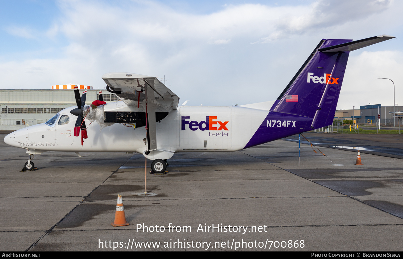 Aircraft Photo of N734FX | Cessna 408 Skycourier | FedEx Feeder | AirHistory.net #700868