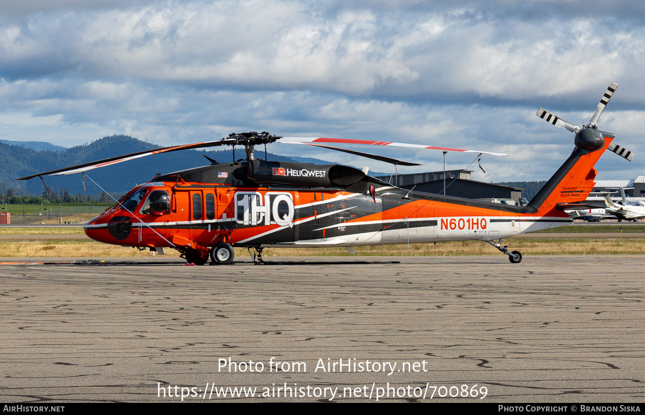 Aircraft Photo of N601HQ | Sikorsky UH-60A Black Hawk (S-70A) | HeliQwest | AirHistory.net #700869