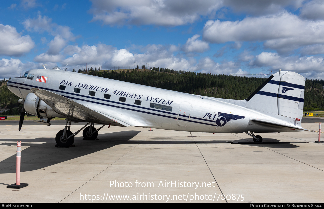 Aircraft Photo of N877MG | Douglas DC-3(C) | Pan American Airways System - PAA | AirHistory.net #700875