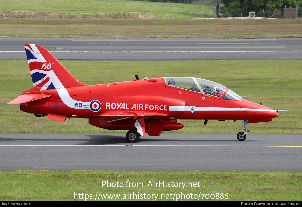 Aircraft Photo of XX321 | British Aerospace Hawk T1A | UK - Air Force | AirHistory.net #700886