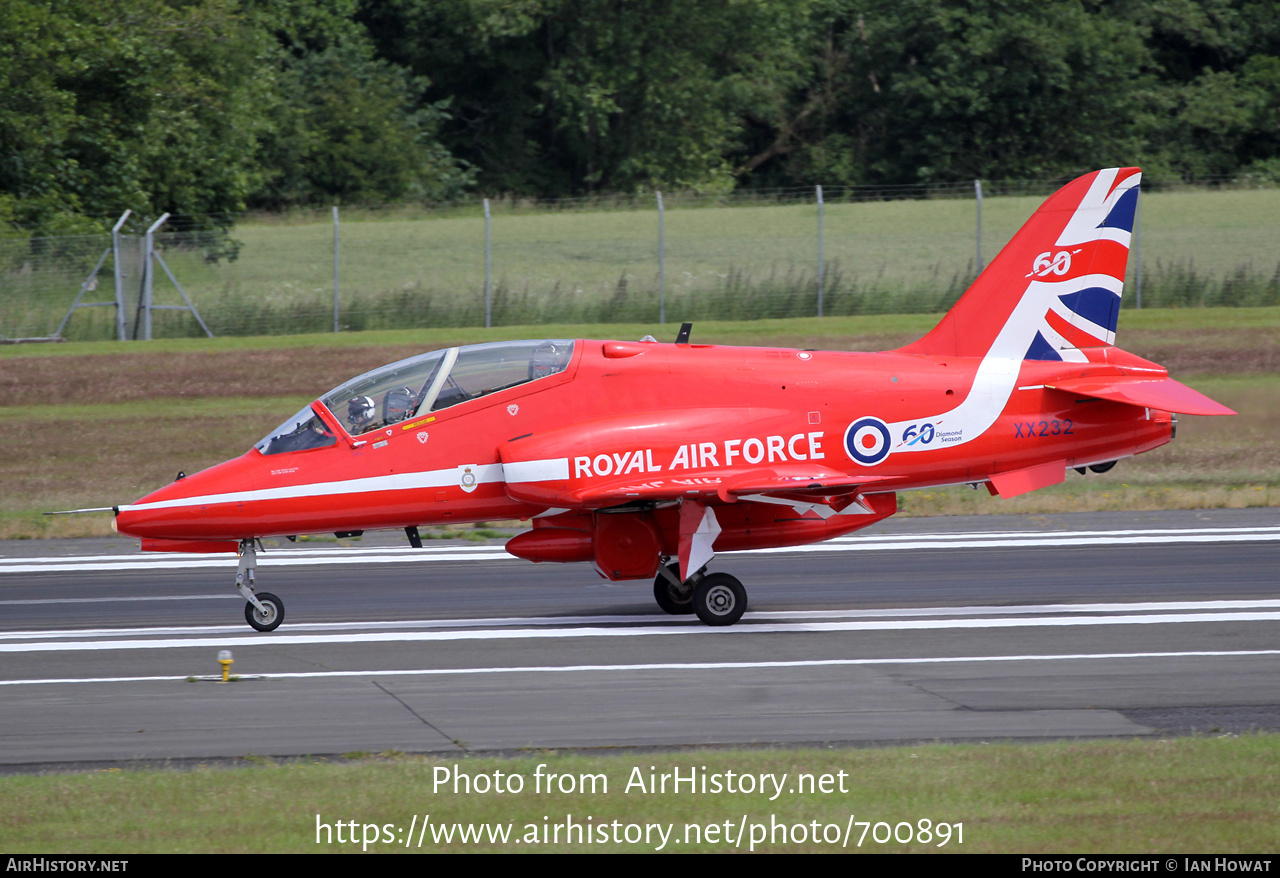 Aircraft Photo of XX232 | British Aerospace Hawk T1 | UK - Air Force | AirHistory.net #700891